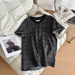 NWT COACH  Women Men's Unisex Black  T Shirt Organic Cotton